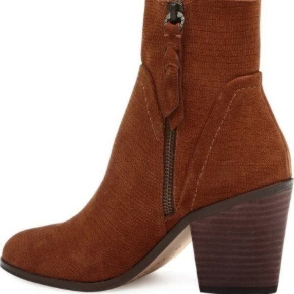 Splendid Cherie Bootie Brown Leather - Picture 2 of 10